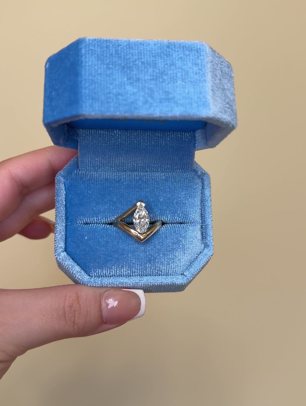 Cleopatra Marquise Pinky Ring