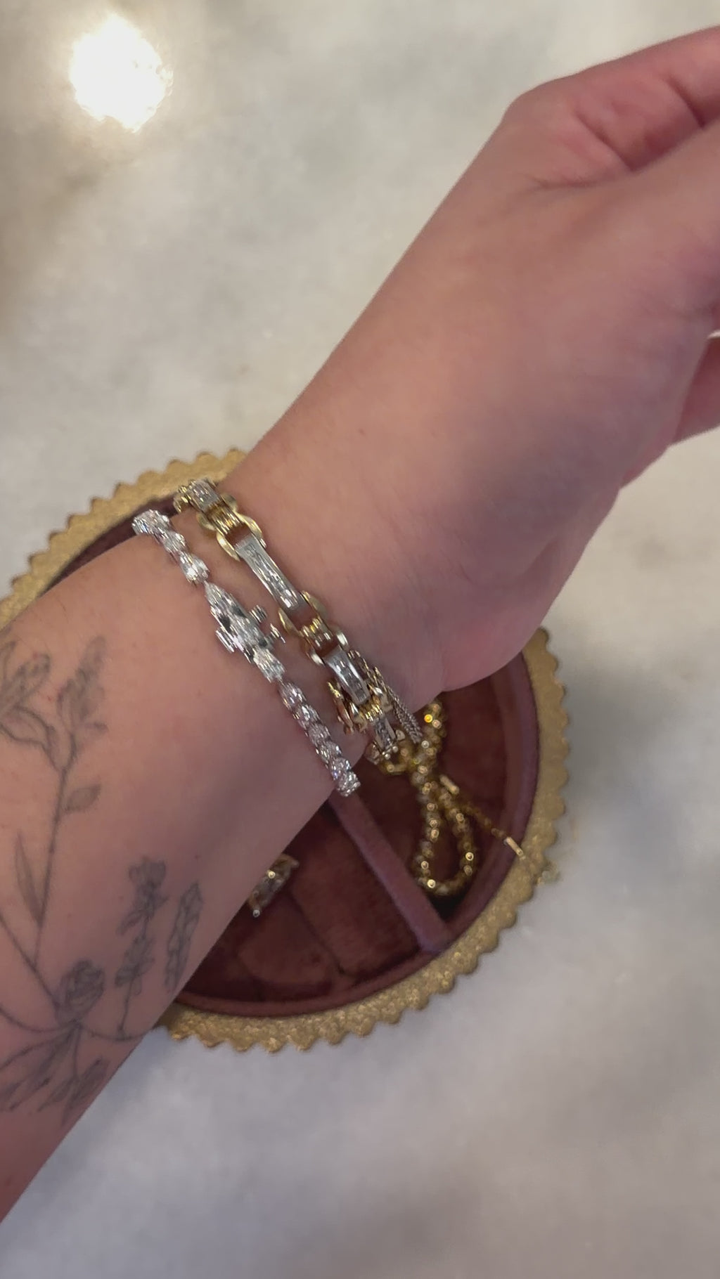 Perfect Pear Diamond Tennis Bracelet