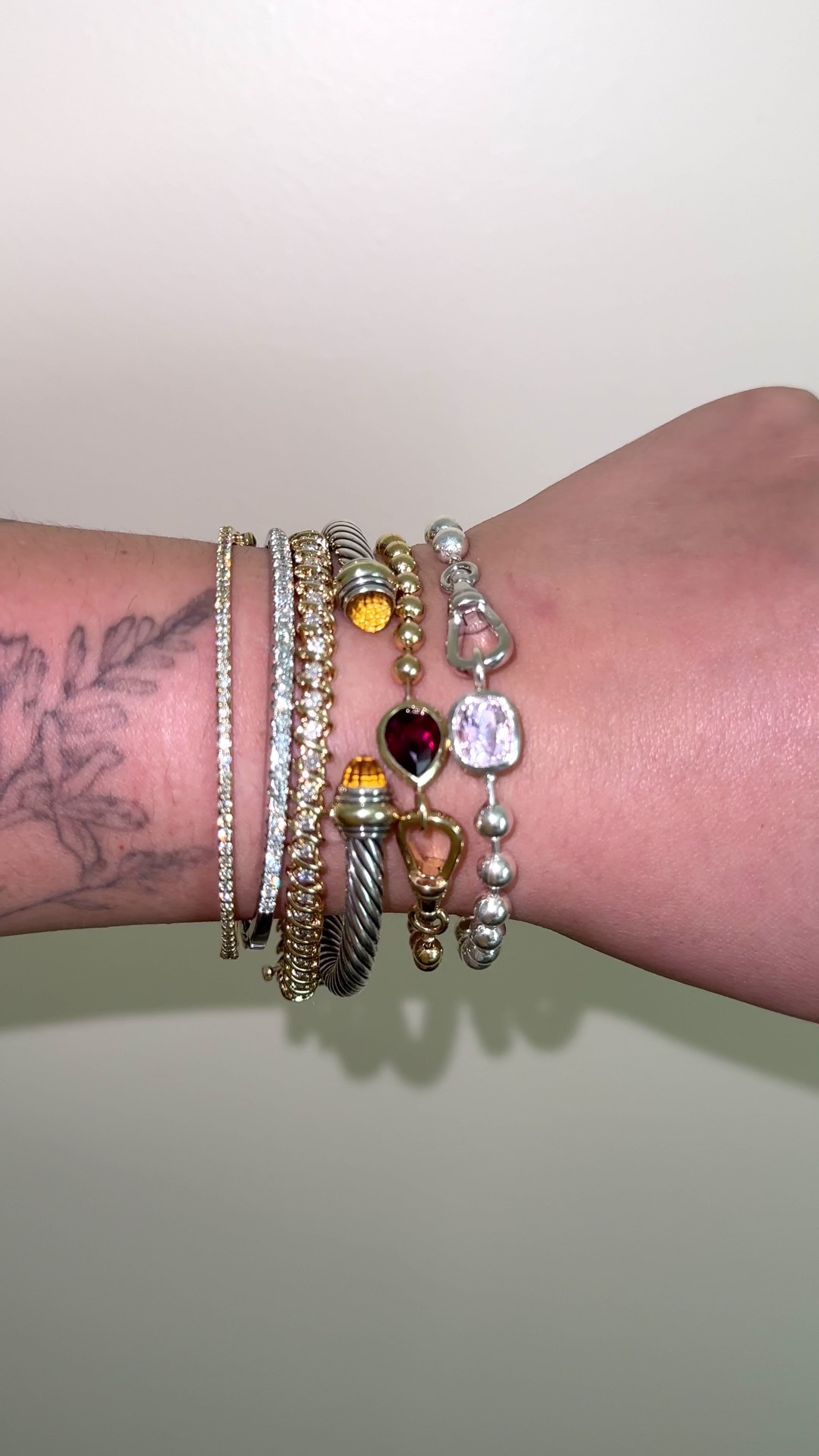 Grande Gold Core Memory Ball Chan Bracelet