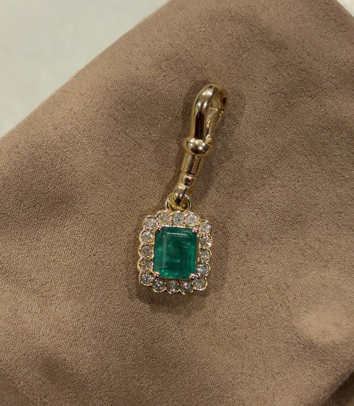 Custom Emerald Heirloom Pendant