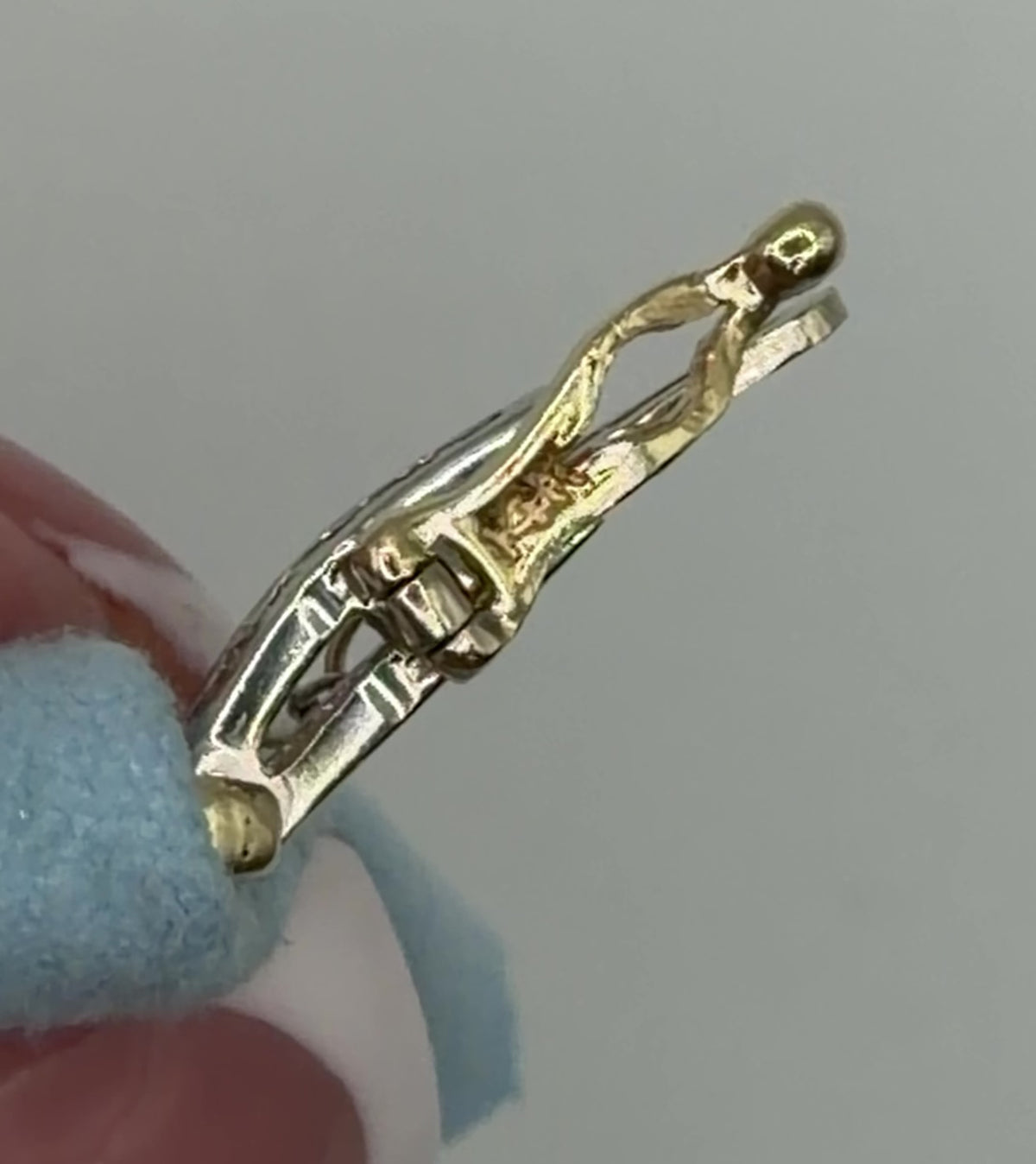 Vintage Mix Metal Diamond Bracelet