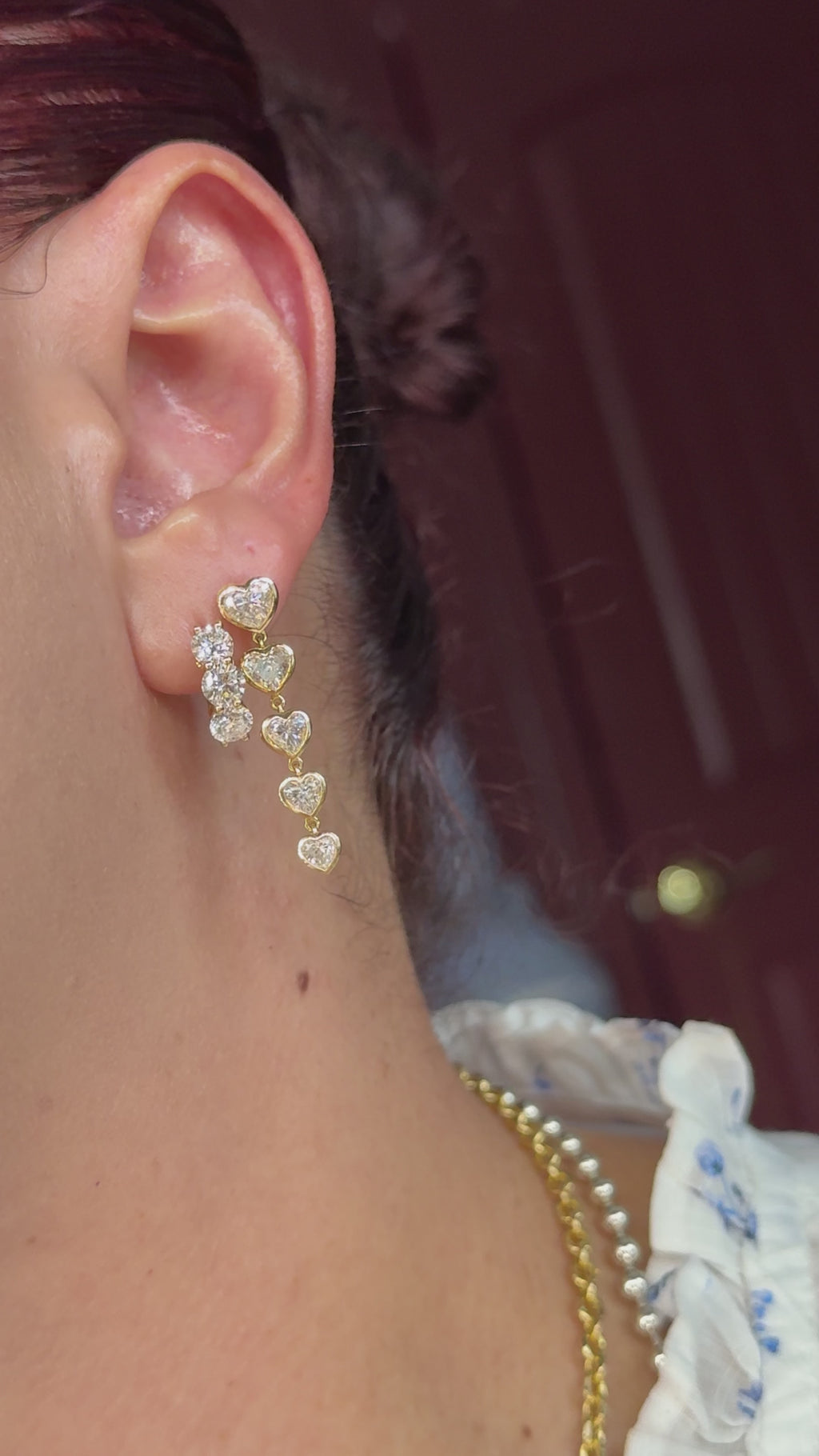 Date Night Heart Drop Earrings