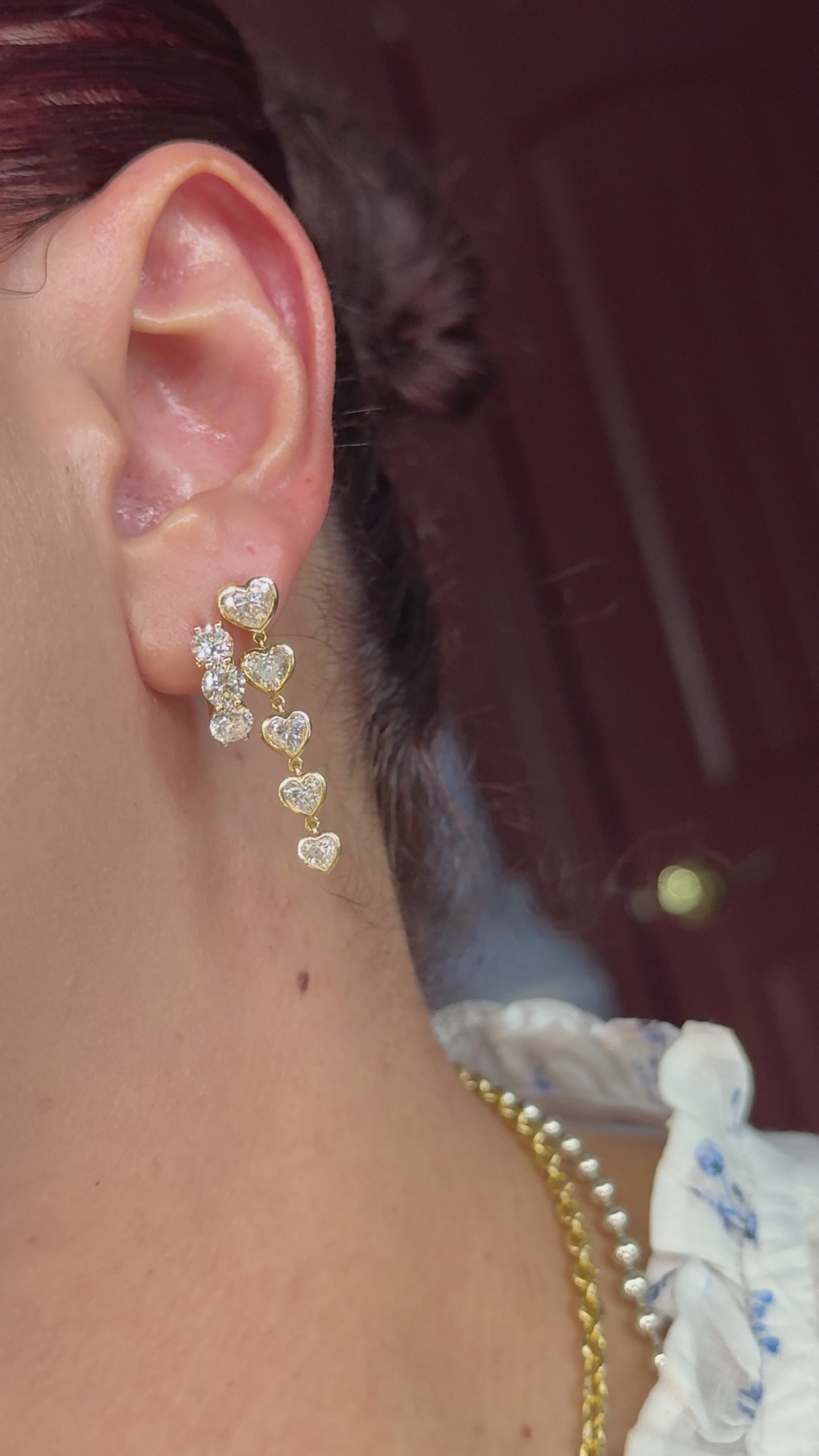Date Night Heart Drop Earrings