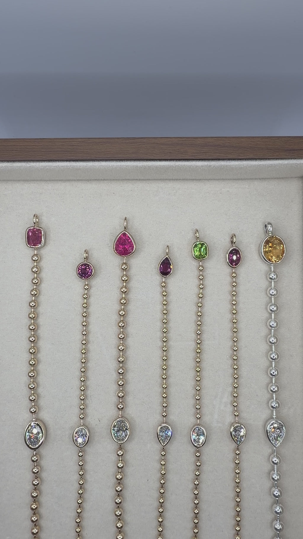 Silver Core Memory Ball Chain Bracelet