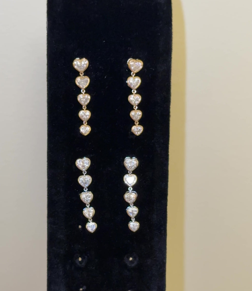 Date Night Heart Drop Earrings
