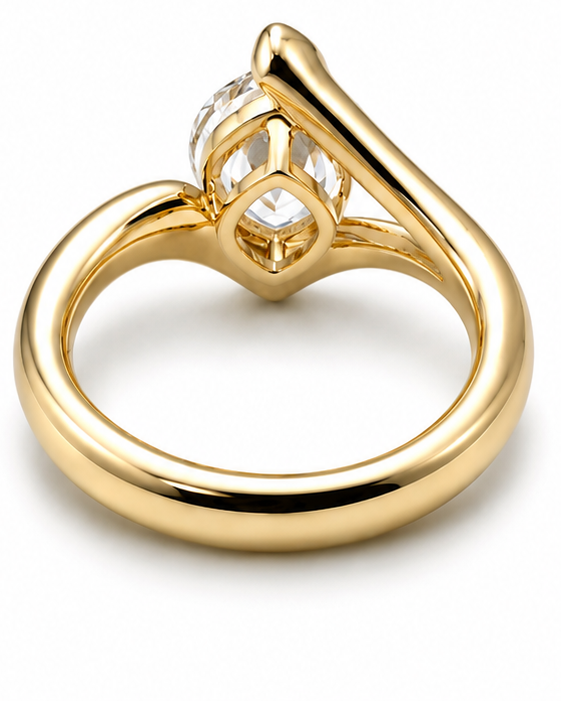 Cleopatra Marquise Pinky Ring